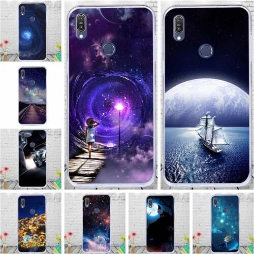 CALROVTE Phone Case For Asus ZenFone Max Pro M1 ZB602KL ZB ZB602 602 602KL KL X00TD Starry Sky Printed Soft TPU Back Cover Cases