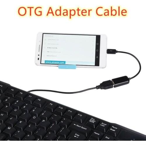 Black Micro USB Male To USB Female Converter OTG Cable Micro USB Male To Female Data Sync Adapter Converter For Android Phone
