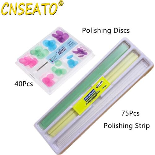 Dental Polishing Discs Mandrel Sandpaper Finishing Abrasive Strips Resin Teeth Whitening Gloss Contouring Care Dentist Tools Kit