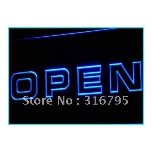 I478 OPEN Bar Pub Shop Cafe Club NEW LED Neon Light Light Signs On/Off Switch 20+ Colors 5 Sizes