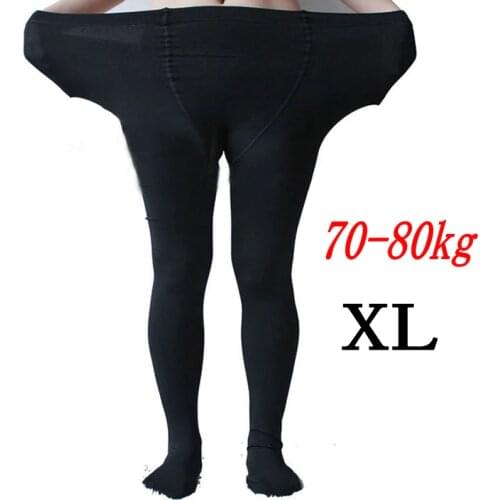 Autumn / Winter Women Tights Plus Velvet Warm Womens Pantyhose For 70-80 kg