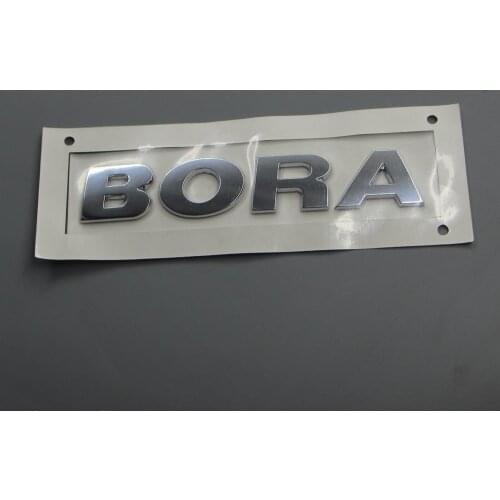 Apply to Bora Trunk alphabet sticker BORA alphabet Post character mark ABS plating label Alphabetic label