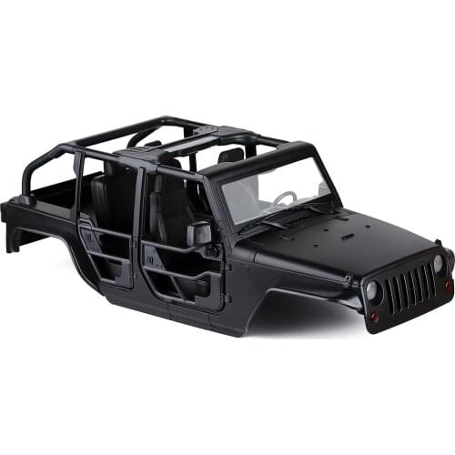 RC Car Tube Doors Body Shell 313mm Unassembled Kit for 1/10 RC Crawler Car Axial SCX10 90046 Jeep Wrangler