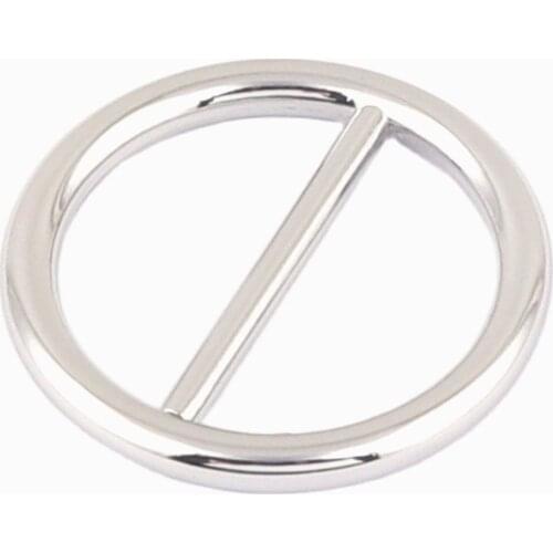 Silver Adjuster Buckle Belt Buckle Purse Strap Buckle Single Prong Buckle Strap Adjuster Center Bar Buckle for webbing