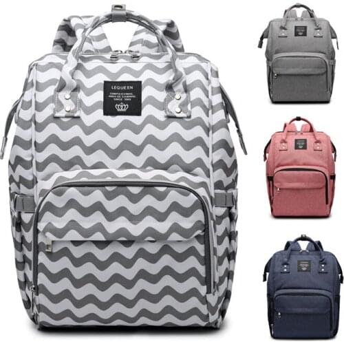 Lequeen Diaper bag Mummy bag Maternity Nappy bag Travel bag Backpack Insulation bag Nursing bag Baby accesories