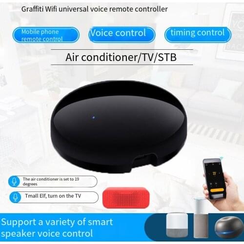 Smart WIFI IR Remote Control Universal Infrared Tuya Smart Home Remote Controller for TV DVD AUD AC Works with Alexa Google Home