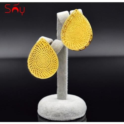 Sunny Jewelry Hot Selling Jewelry Big Earrings For Women Clip Earrings Round Earrings For Engagement Gift Dubai Fashion Earrings