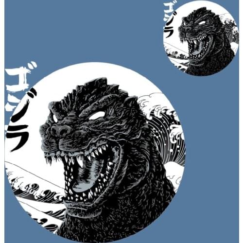 1PCS Monster Patch Animal Stickers Transfers For Clothing DIY T-shirt Heat Transfers Appliques Patches For Children Wholesale