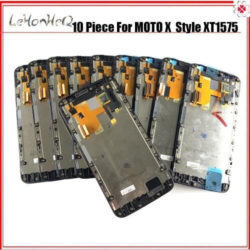 10 Pieces lot X Style LCD For Motorola Moto X Style XT1575 Display Touch Screen Digitizer Assembly Frame For Moto X Style LCD