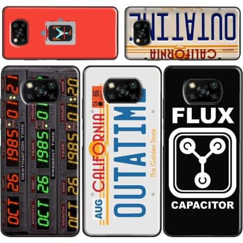 Back to the Future Flux Capacitor Case For Xiaomi Redmi Note 8 9 Pro A 9C 8T 9S Poco X3 Redmi K30 Ultra Mi Note 10 Lite 9T