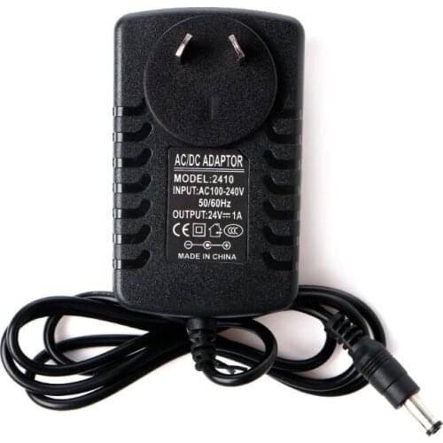 Black AC 100-240V To DC 24V 1A Adapter US/EU/AU/UK Plug For Ultrasonic Mist Maker Air-treated