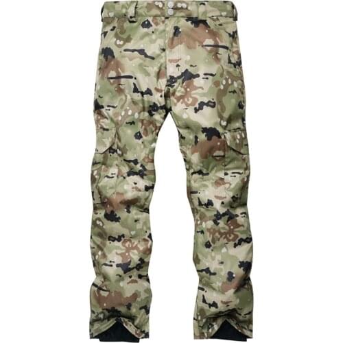 Camouflage Ski pants men Snowboarding Pants winter male Thick Thermal Skiing Trousers Windproof waterproof Snowboard Trousers