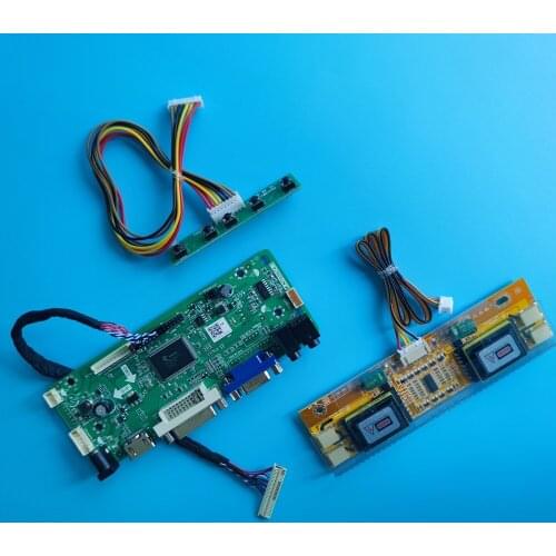 Kit for M216H1-L06 1920X1080 Controller board 30pin DVI VGA LVDS 4 lamps Driver HDMI DIY M.NT68676 21.6" Monitor Screen