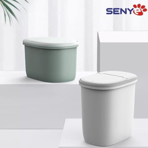 Pet Food Storage Sealed And Fresh-keeping Cat Food Bucket Moisture-proof Large-capacity Dog Food Bucket Pet Supplies