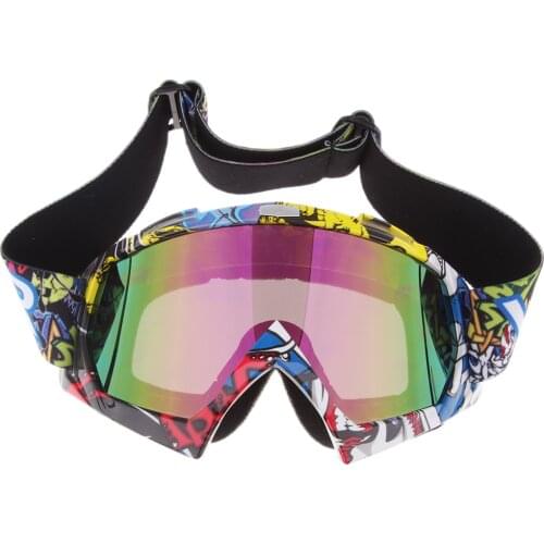 Ski Goggles Snowboard Snowmobile Goggles Anti-Fog Skiing Eyewear Anti-UV Men Women Snowboard Goggles Glasses