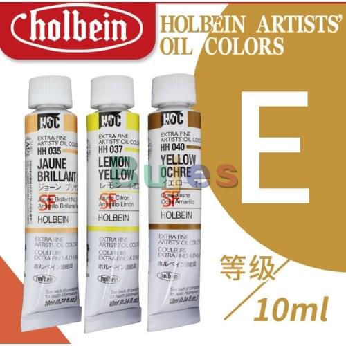 Holbein Artist Oil Paint 10ml E Grade, Master Professional Grade Paint, Water-soluble Paint, Suitable for Outdoor Sketching