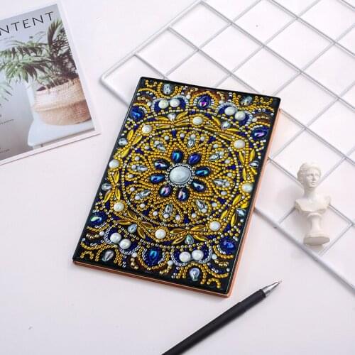 New Diamond Painting Notebook DIY Creative Special Shaped Mandala Diary Book A5 Notebook Notepad Embroidery Diamond Cross Stitch