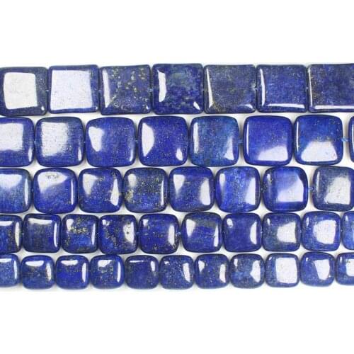 Wholesale Lapis Lazuli Square Loose Beads 15",Fashion Jewelry, Min.Order is $10,we provide mixed wholesale for all items