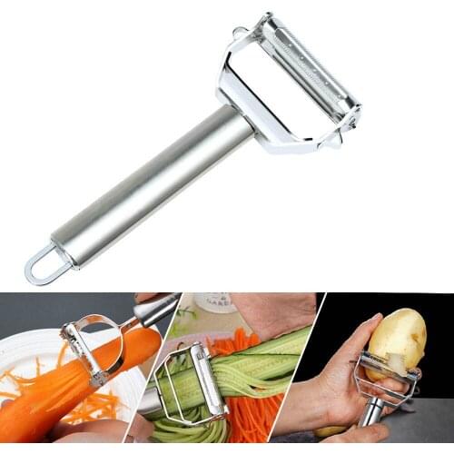 Stainless Steel Peeler Grater Multi-function Fruit Peeler Vegetable Fruit Peel Shredder Slicer Grater Kitchen Accessories