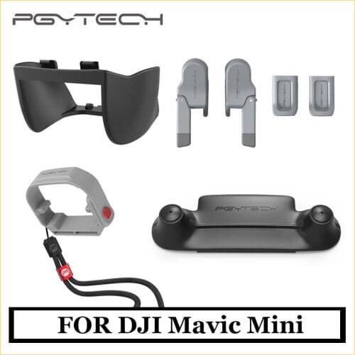 PGYTECH Mavic Mini 2 Lens Hood Cover Landing Gear Extension Controller Rocker Propeller Holder for DJI Mavic Mini/mini 2 Accesso