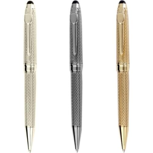 1.0mm Luxury Twist Ballpoint Pen Business Signature Rollerball Business Office Supplies Stationery Writing Gift M5TE