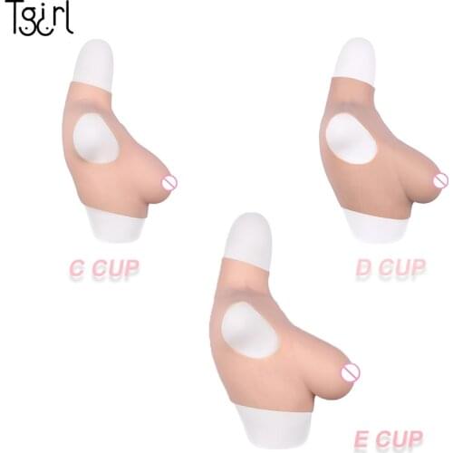 Tgirl Fake Boobs Silicone Breast Forms Suit Crossdresser Transgender Drag queen For Female And Male