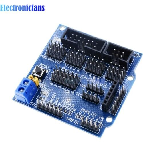 V5.0 Sensor Shield Expansion Board for Arduino Electronic Building Blocks Robot Accessories Shield V5 Expansion Board Module