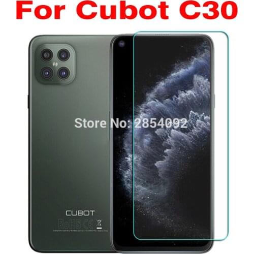 Full Glue Tempered Glass On The For Cubot C30 6.4" Original 9H Front Shield Protective Film Screen Protector Protection