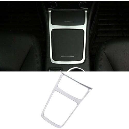 ABS Car styling Interior Center Storage Box Trim Ashtray Frame for Mercedes Benz A180 GLA 200 CLA 220 2013-2018 Car Accessories