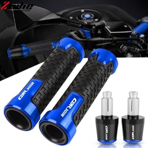 Motorcycle CNC Accessories Handlebar Grips Ends 7/8" 22mm Handle Bar Cap End Plugs For HONDA CBR300R CBR300 CBR 300R CB 300 R