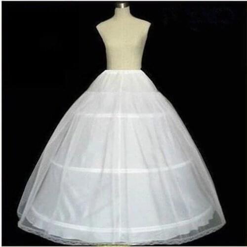 White Petticoat for Girl Crinoline Underskirt Wedding Prom Dress Flower Puffy Skirt Jupon 2021