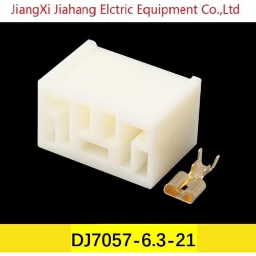 Freeshipping 200sets DJ7057-6.3-21 Car Electrical Wire Connectors for VW,BMW,Audi,Toyota,NISSAN