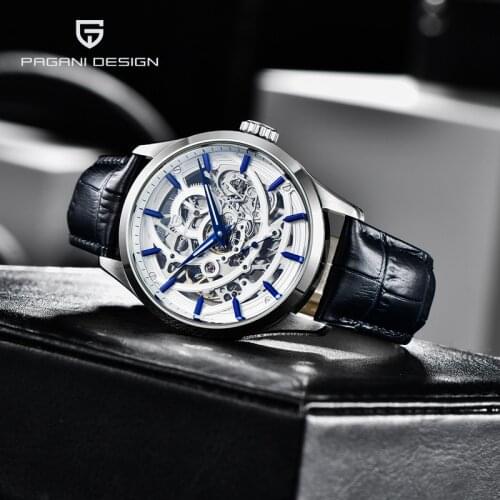 PAGANI DESIGN Skeleton Top Luxury Automatic Watch Men Mechanical Wristwatches Business Sport Watch Clocks Relogio Masculino 2020