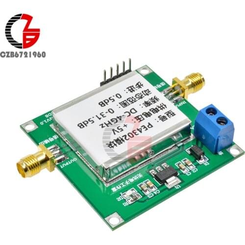PE4302 Digital RF Step Attenuator Module High Linearity 5V 4GHz Stepping 0.5dB RF DSA