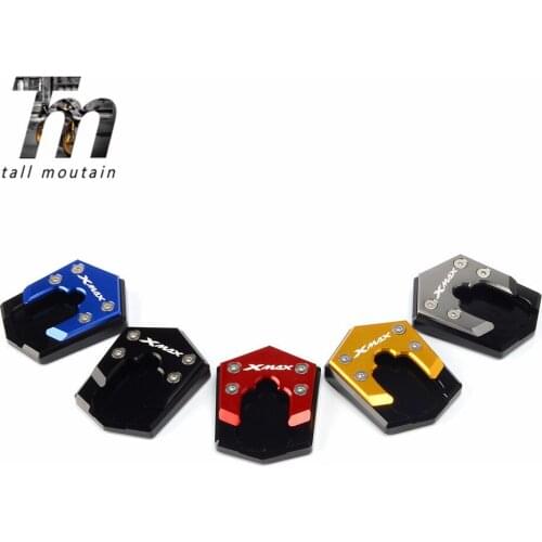 For YAMAHA XMAX 300 X MAX X-MAX300 X 2017-2018 2019 Motorcycle CNC Side Stand Enlarge Plate Kickstand Extension Pad High Quality