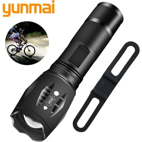 XM-L2 U3 T6 Q5 Powerful Waterproof Tactical LED Flashlight Portable Torch light Lanternas 18650 / AAA battery Bike light 8000LM