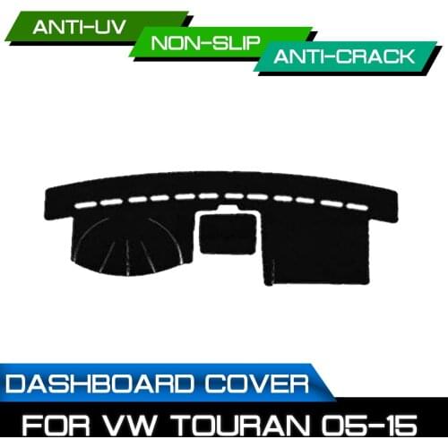 Car Dashboard Mat for Volkswagen Touran 2005 2006 2007 2008 2009-2015 Anti-dirty Non-slip Dash Cover Mat UV Protection Shade