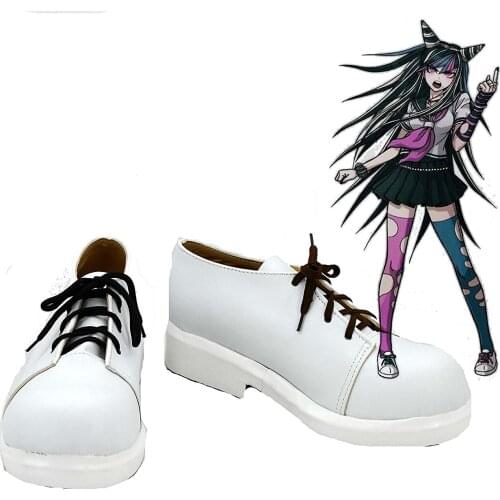 Game Danganronpa Ibuki Mioda Cosplay Shoes Boots Custom Made Any Size