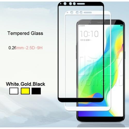 Full Cover Premium 2.5D cell phone Tempered Glass Screen Protector For OPPO R11 R11Plus R11S R11Splus