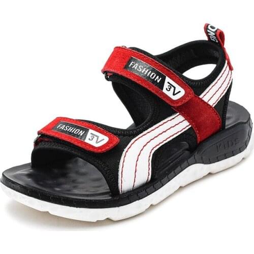 SKOEX Kids Boys Sandals Casual Sport Beach Shoes Childrens Summer Open Toe Adjustable Strap Fisherman Shoes for Little Boy