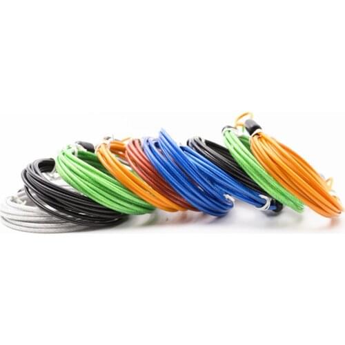 2 Meters Universal Strong Braided Professional Double Loop Cycling Lightweight Car Cover Steel Wiring Bike Chain Lock Anti-theft