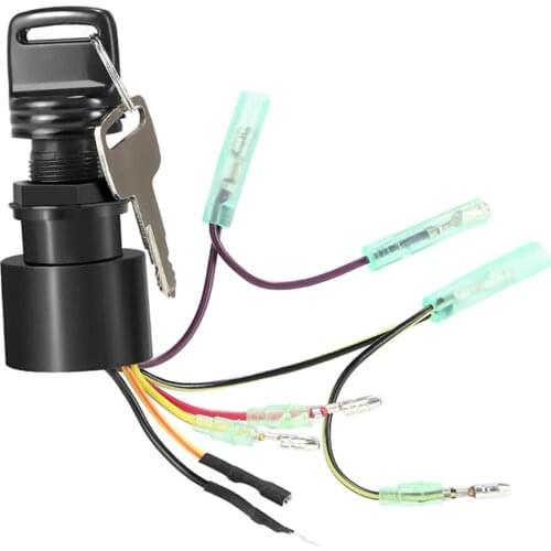 Boat Ignition Switch with 2 Keys Replacement for Mercury Mariner 87-17009A2
