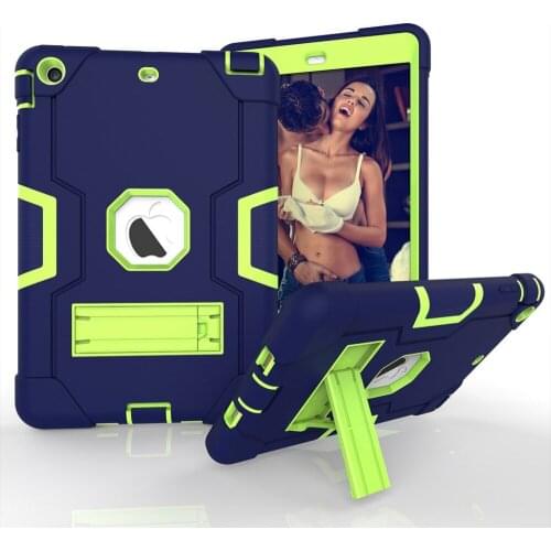 Silicon+PC Hybrid Armor Case For iPad Mini 1/2/3 A1432 A1454 A1455 A1489 A1490 A1491 A1599 A1600 Heavy Duty Protective Cover