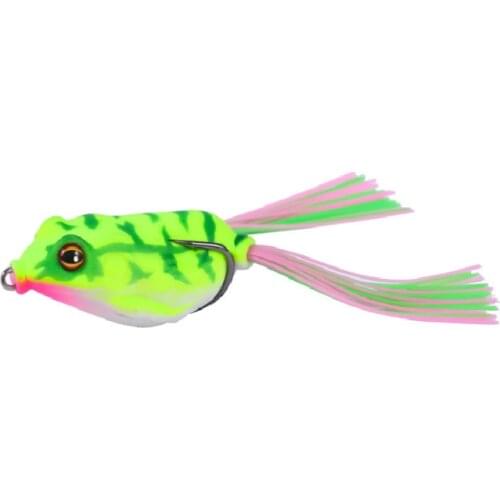 1PC 5.5cm 12g Frog Lure Fishing Lures Treble Hooks Frog Artificial Crank Strong Artificial Soft Bait