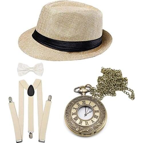 The 1920s vintage Great Gatsby party retro set and newspaper boy retro set