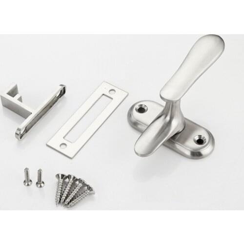 2pcs/lot Good Quality Wooden Door Window Lock Stainless Steel Door buckle