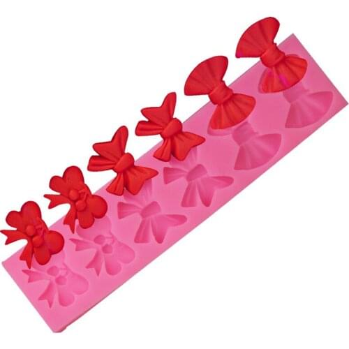 3D Bows Silicone Fondant Mold Sugarcraft Mold Chocolate Bowknot Candy Mold Cake Decorating Tools