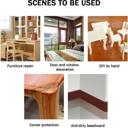 4.75cm Vintage Wood Grain Tape DIY Furniture Repair For Covering Grain Adhesive Tape Scratches Decor Oak Duct Sticker Y3I0