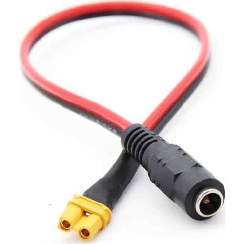 1x FPV Goggles B6 Charger Battery Charging Cable Adapter XT60 XT30 Plug to DC 5.5 2.1mm for Fatshark Skyzone 03 FPV Accessories