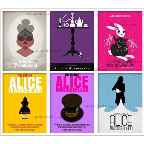 5d Diy Diamond Painting Disney Alice In Wonderland Cartoon Poster Diamond Mosaic Embroidery Cross Stitch Kits Home Decor Gift